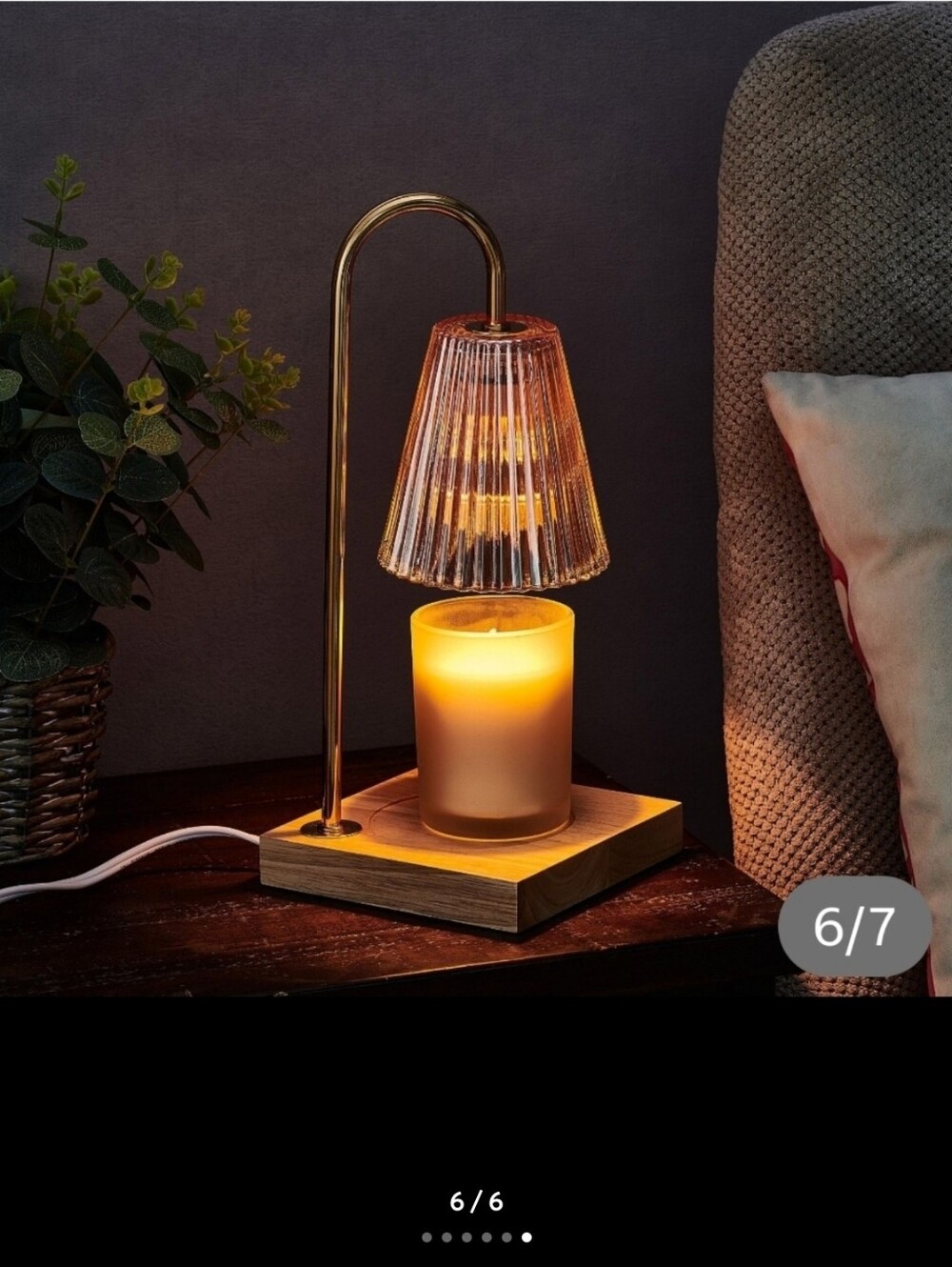 Mikasa Electric Candle Warmer Lamp
